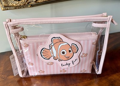 NWT Disney Pixar x Primark Finding Nemo ''Lucky Fin'' Cosmetic Bag Set