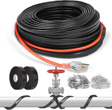 100FT 3 200FT Heat Tape for Water Pipes, -40 F Deicing Heating Cable, Freeze Pro