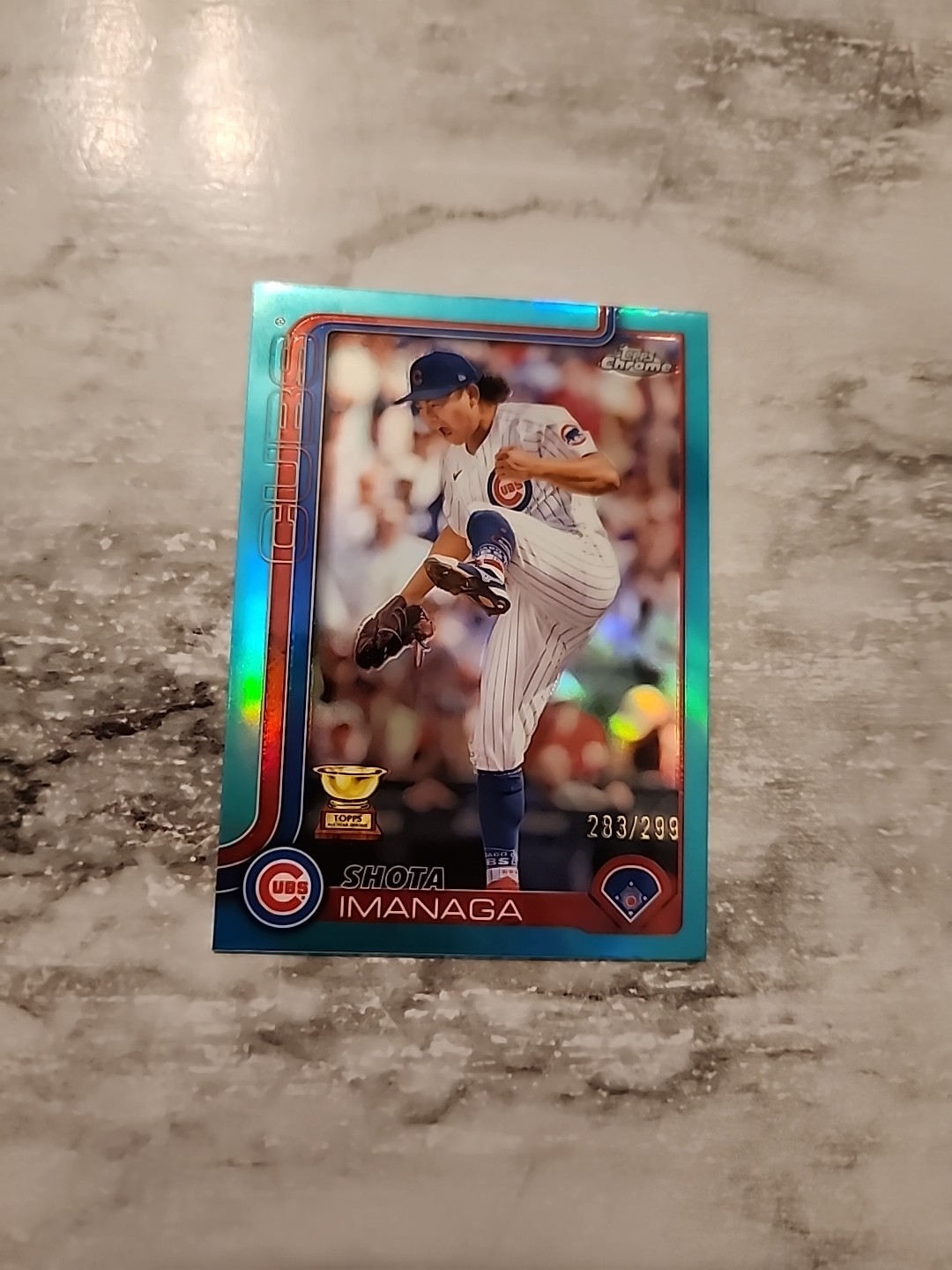2025 Topps Chrome Shota Imanaga #149 Teal Refractor /299