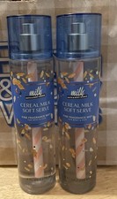  2  Bath  Body Works Cereal Milk Soft Serve MILK BAR Fine Fragrance Mist 8oz
