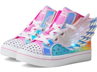 Skechers little Toddler Twinkle Toes Dreamy Wings Light Up Wings size 7 (small)
