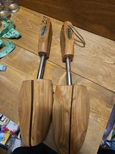 Vintage Rochester Shoe Tree Co. Wooden Cedar  Shoe Tree Shapers, Bostonian