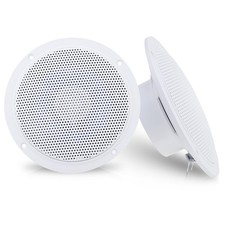 5.25  Dual Waterproof Marine Speakers - 100W 4Ohm Outdoor Car/Boat Radio Ster...