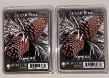 Fusion SUGAR PINE Highly Fragranced Wax Melts 2 Packs / 2.5 Oz Each