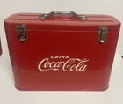 VINTAGE COCA COLA  AIRLINE / AIRPLANE PILOT COOLER, VERY NICE CONDITION