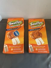 (2) Packs SWIFFER CARPET FLICK Refill/ Recharge 2 Sided 24 Cleaning Cartridges