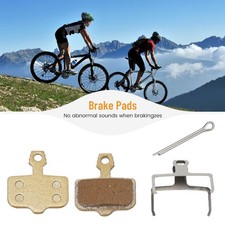 Brake Pads Black/Gold Electric Scooter Metal Disc Brake Pad Replacement