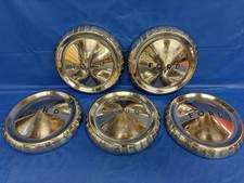 Vintage Set Of 5 1960–63 Ford 9 1/2" Dog Dish Hubcaps Falcon Ranchero FOMOCO