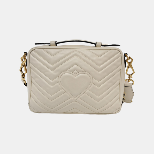 Gucci GG Marmont Series Logo Tassel Striped Shoulder Strap - Very Good #1JQDJ86 - Picture 4 of 15
