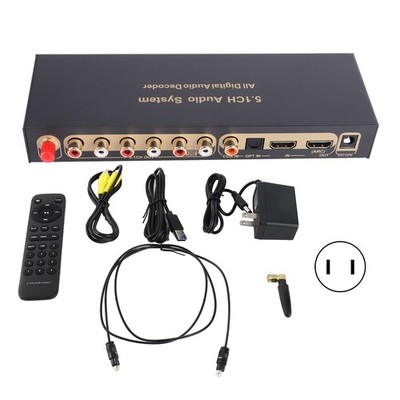 HD Multimedia Interface 5.1CH Sound Decoder HD Multimedia Interface Digital QGEL