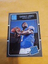 2016 Donruss Football Card Cardale Jones Rated Rookie #355. rookie card picture