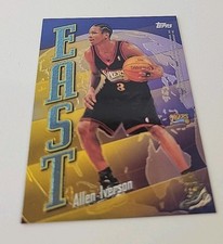 1998-99 Topps Chrome East West Refractor #EW9 Allen Iverson and Gary Payton MINT