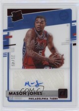 2020 Panini Clearly Donruss Rated Rookie Red 21/49 Mason Jones #RRA-MSJ Auto hg6