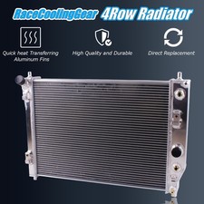 4-row Aluminum Radiator For 2005-2013 2010 2009 Chevy Corvette Ssr V8 6.2l 7.0l