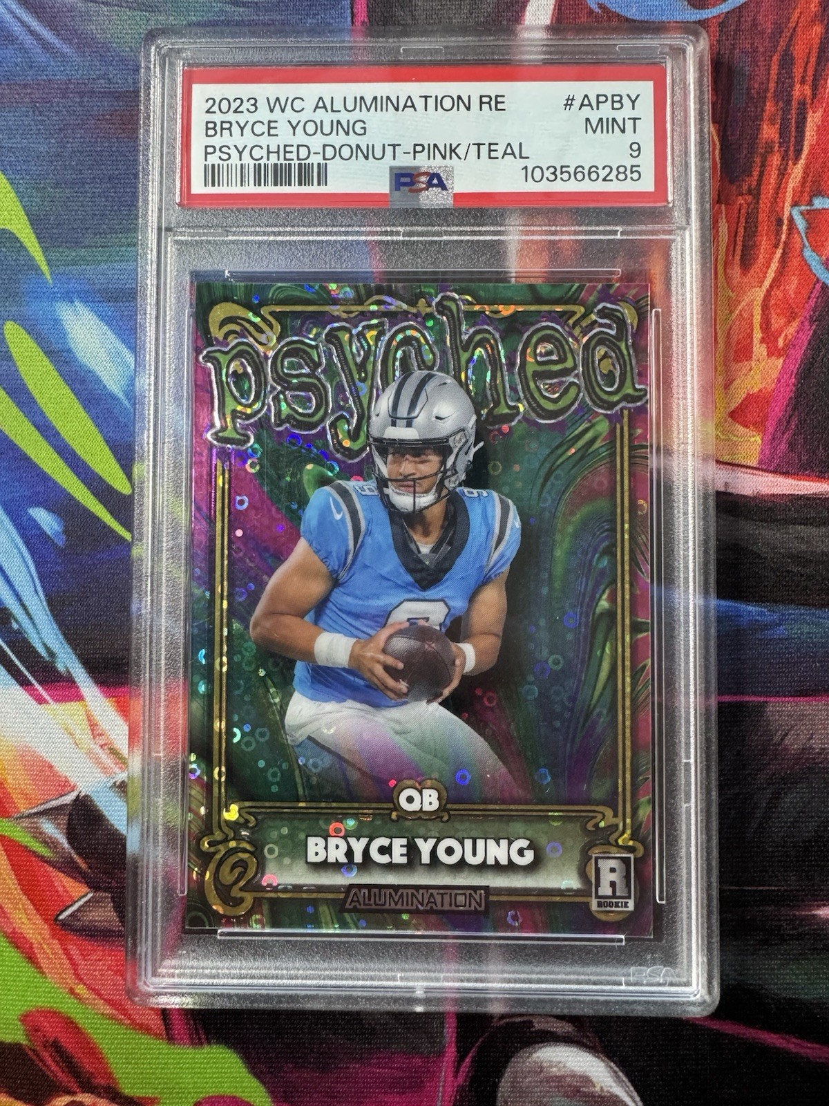 2023 Wild Card Alumination Special Rookie & Insert Psyched Bryce Young 3/3 PSA 9