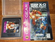 🔥🔥Iron Man/X-O Manowar in Heavy Metal (Sega Game Gear, 1996) Game And Manual
