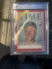 1953 Mickey Mantle TIME Magazine June 15 1953 SGC 6.0
