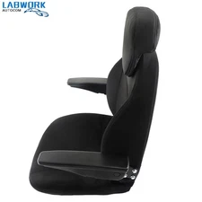 Seat Assembly For New Holland Loader Backhoe 555 555A 555B 555C 555D Black