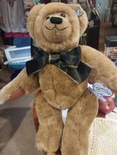 Annette Funicello Bear Co. Mel Limited Edition 14" Plush Bear Signed with Bow