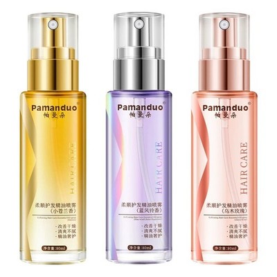 Hair Care Oil Spray Long Lasting Fragrance Smooth Moisturizing Mist Damaged R6Q5
