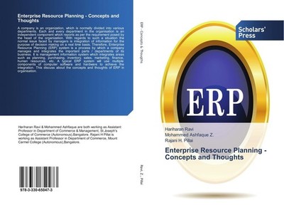 Enterprise Resource Planning - Concepts and Thoughts Rajani H. Pillai
