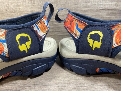 Keen x Outdoor Afro Newport Sports Sandals Blue Orange Waterproof Men\'s 10 Keen Newport X Outdoor Afro - Little main image 3