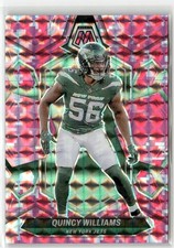Quincy Williams 2024 Panini Mosaic Camo Pink New York Jets #174