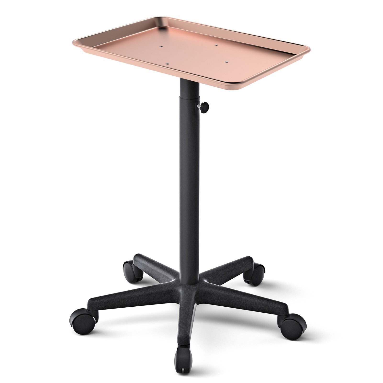 Tasalon Salon Aluminum Trolley Rolling Cart for Salon Tattoo Adjustable Height