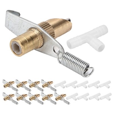 10 Pack Rabbit Water Feeder Copper Rabbit Nipple Drinker Feeder For Bunny Ro SET
