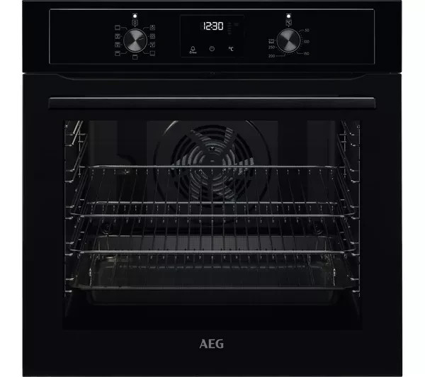 AEG 3000 Series BEX335011B Electric Single Oven - Black