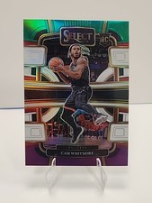 2023-24 Cam Whitmore Select Green White Purple Prizm Concourse Rookie Card RC . rookie card picture