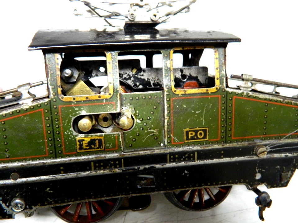 O Scale,France, E.I.,P.O. electric,very early model train, good,needs Restor(HC) - Image 3 of 4