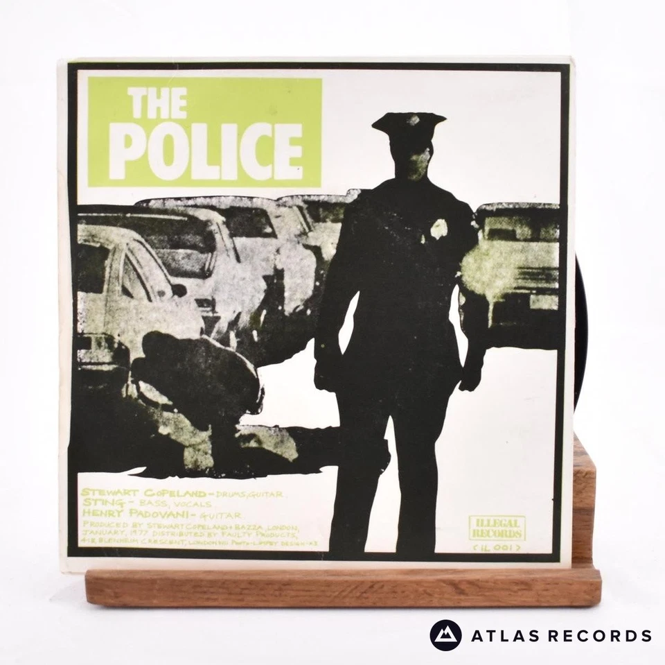 The Police - Nothing Achieving / Fall Out - Reissue 7" Vinyl Record - EX/VG+ - Image 3 of 4