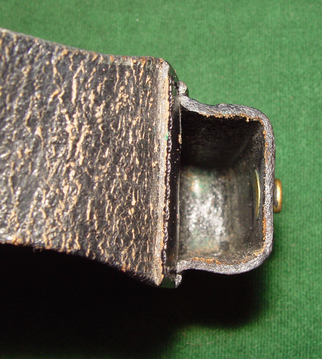 DUTYMAN "2721U 17-19 .45 cal."  Black Basketweave Leather Magazine Pouch