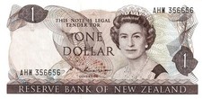 Neuseeland 1981-1992 Schein Neu Von 1 Dollar Pick 169 B UNC Uncirculated