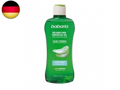 Babaria - After Sun Balsam Aloe Vera Kühleffekt | Aftersun Creme | Beruhigendes 