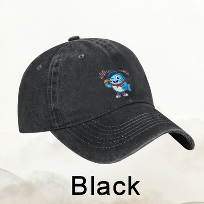 Funny Fish Mascot Baseball Cap Cartoon Adjustable Dad Hat
