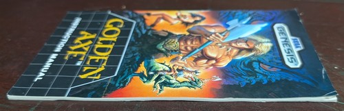 Authentic Sega Genesis Golden Axe instruction manual Booklet *ONLY* - Picture 4 of 4