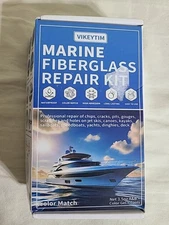 Marine Fiberglass Repair Kit (Color Match), 3.5oz/100g Gel Coat Repair Kit for B