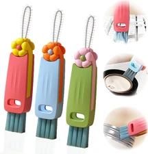 3 in 1 Cup Lid Gap Cleaning Brush Set, Bottle Cleaning Brush Multifunctional Bot