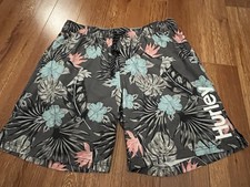 Hurley Volley Swim Shorts Lined Trunks Floral Floral Mens 2XL XXL Pockets