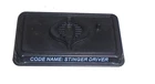 GI Joe Figure Name Plate Display Stand/Base 2007 Cobra Vehicle  Stinger Driver
