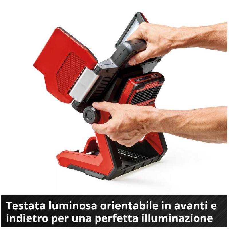 Faretto LED a Batteria Einhell Illuminazione Ambienti per Officina e Garage - Miniatura 8