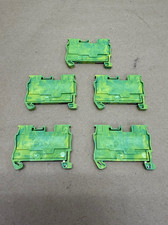 Phoenix Contact PT 2, 5-PE, Terminal Block, Green/Yellow, Lot of 5 *NEW*
