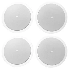 (4) JBL CONTROL 26CT 6.5" 60w 70v Commercial Ceiling Speakers For Restaurant/Bar