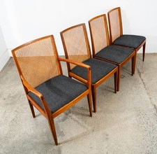Mid Century Modern Dining Chairs Set 4 Captai...