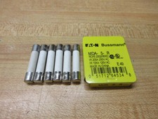 Buss MDA-5 Bussmann Fuse Cross Ref 1CM13 White Pack of 6 