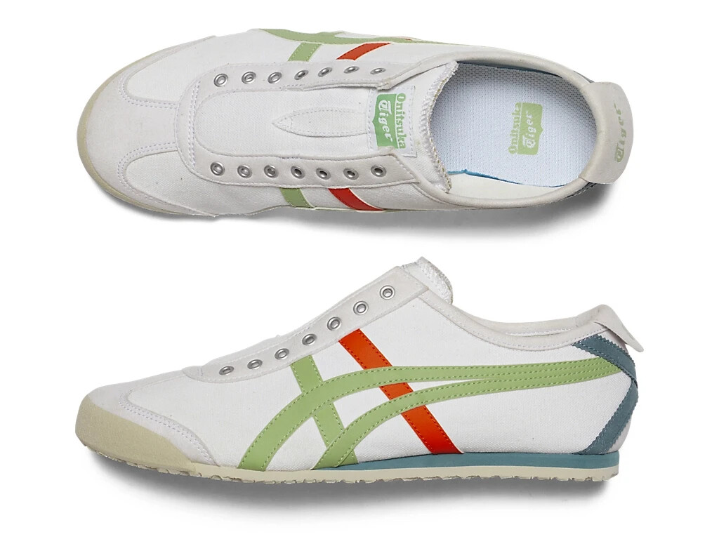 Onitsuka tiger MEXICO 66 SLIP-ON WHITE/JADE for UNISEX 2025