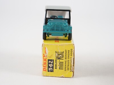 Dinky Toys N°342 Austin Mini-Moke Bleu 1/43 Miniature Collection Boîte D'origine