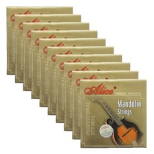 10Sets Alice Mandolin Strings Silver-Plated C...